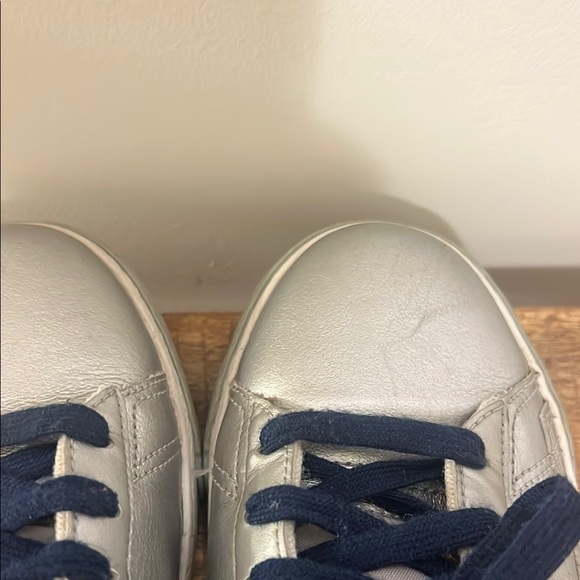 Metallic and Navy Nike Blazer High-Top Sneakers, Youth 6.5 - Picture 6 of 10